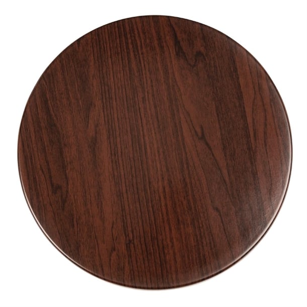 Bolero Round 600mm Table Top (Dark Brown) GG643