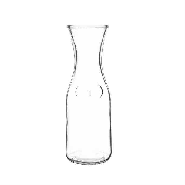 Olympia Glass Carafe - 1Ltr 33.8fl oz (Box 6) - Hospitality Connect