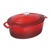 Vogue Oval Casserole Red - 125x230x305mm 6Ltr