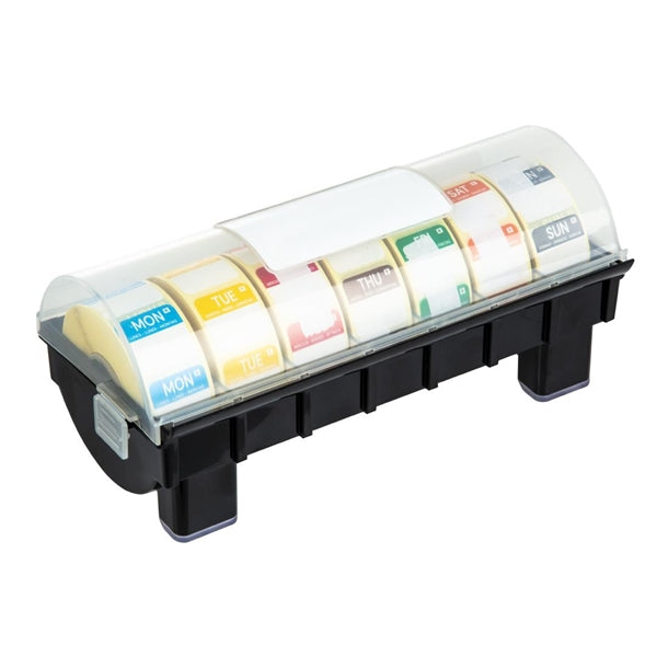 Hygiplas Day of the week Removable labels starter Kit 1'' (inc Dispenser)