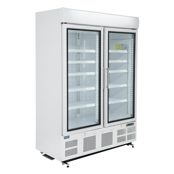 Polar G-Series Upright Display Freezer White 412Ltr GH506-A - Hospitality Connect