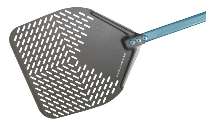 Gi Metal "Evoluzione" Rectangular Perforated Peel with Hard Anodised coating E-37RF/60 - Hospitality Connect