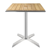 Bolero Ash Flip Top 600mm Square Bistro Table GK991
