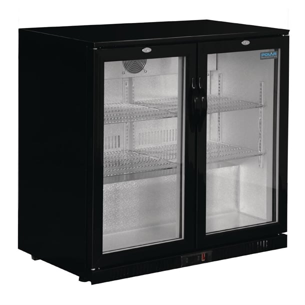 Polar G-Series Back Bar Cooler with 2 Sliding Doors 208Ltr - Hospitality Connect