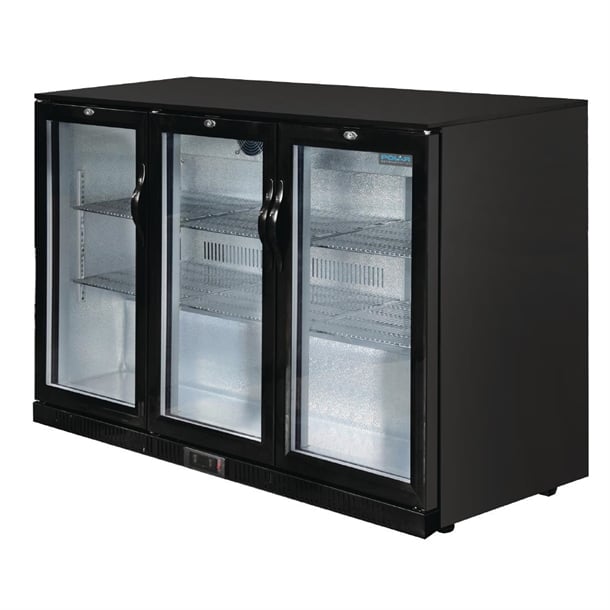 Polar G-Series Back Bar Cooler with 3 Sliding Doors 330Ltr - Hospitality Connect