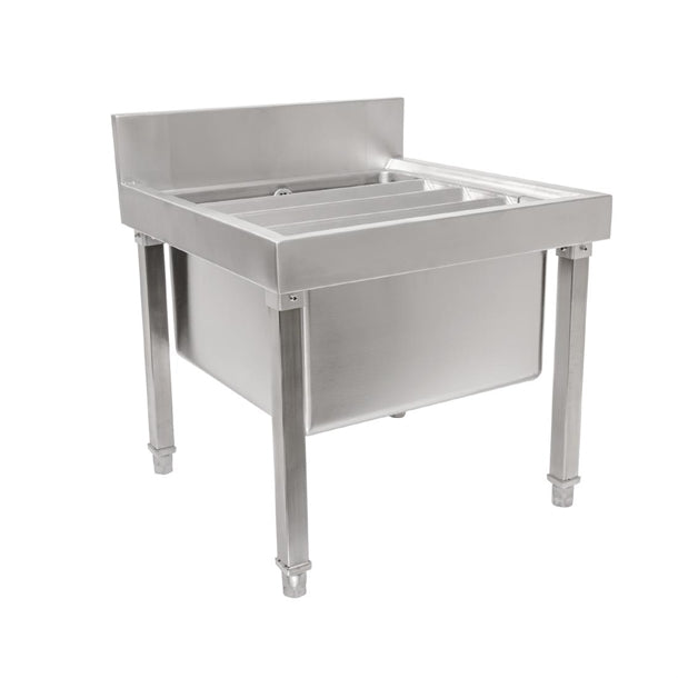 Vogue St/St Mop Sink - 450x500x500mm - Hospitality Connect