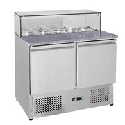 Thermaster Two Door Salad Marble Prep Top GNS900E . - Hospitality Connect