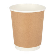 Fiesta Recyclable Hot Cup Double Wall Kraft 225ml (Sleeve 25)