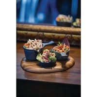 Zuma Tapas Dish Charcoal 85mm Pack of 6 - Hospitality Connect