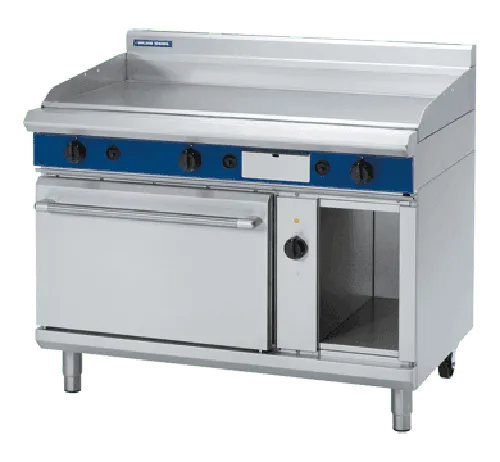 Blue Seal Evolution 1200mm Gas Griddle Electric Convection Oven Range GPE58. - Hospitality Connect