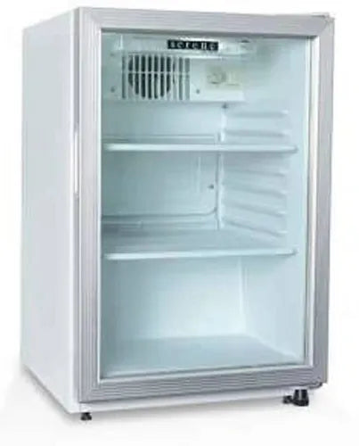 Skope Serene Glass 1 Door with 2 Shelves Fridge HB80-22. - Hospitality Connect