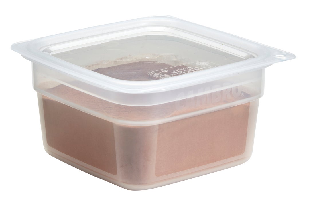 CAMSQUARE SMALL HALF QT 500ML PP-TRANSLUCENT HFSFSPROPP190 - Hospitality Connect