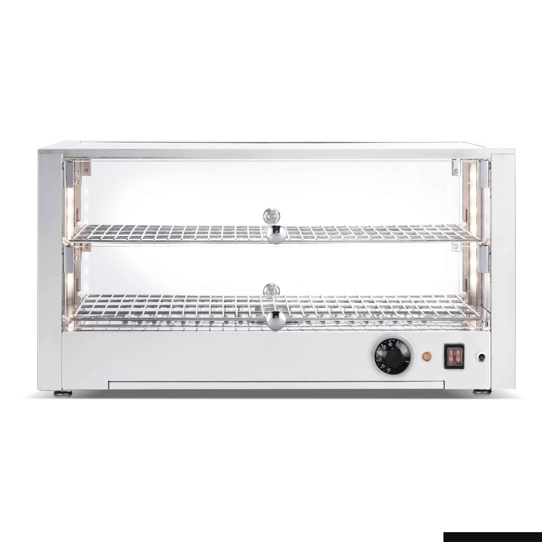 Bonvue 80L S/S 2 Level Hot Square Display with LED HSW-80L, image 3