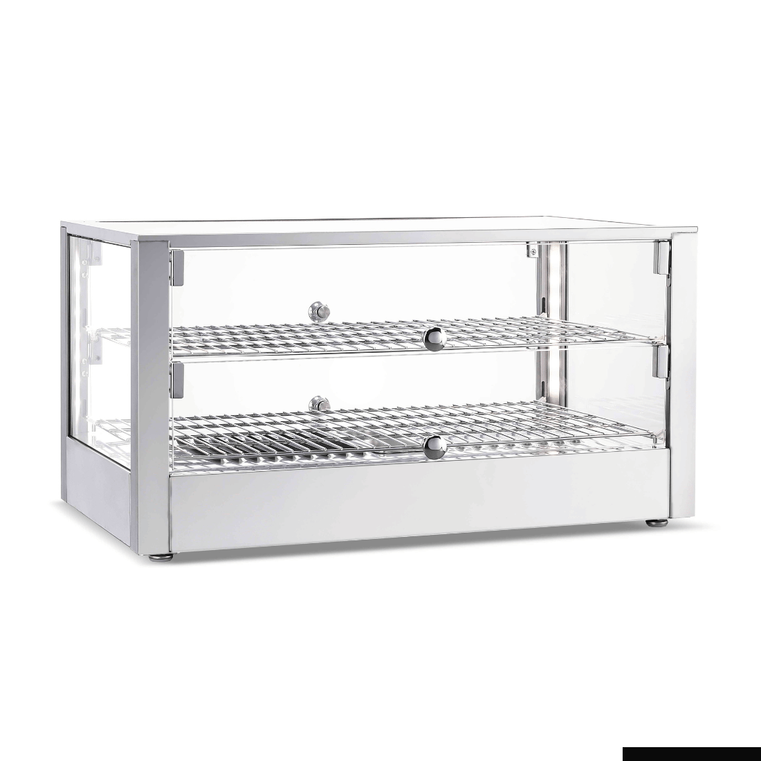 Bonvue 80L S/S 2 Level Hot Square Display with LED HSW-80L