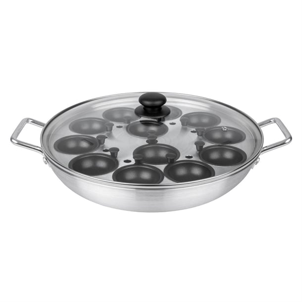 Vogue Aluminium Egg Poacher Non - Stick Cups - 12 Egg 350mm 14"