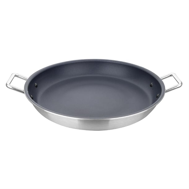 Vogue Paella Pan Aluminium Non-stick Teflon Platinum Plus - 350x65mm