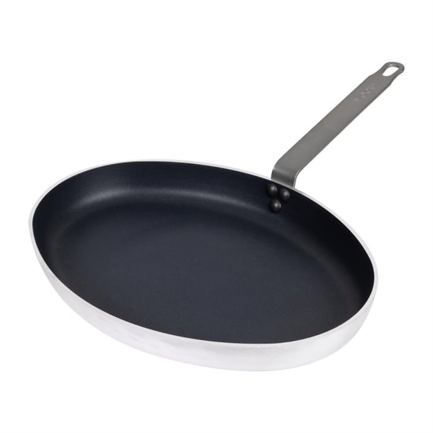 Vogue Oval Frypan Aluminium Non - stick Teflon Platinum Plus - 400mm 15 3/4"