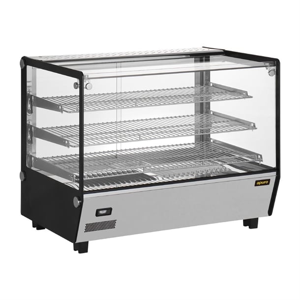 Apuro Square Countertop Heated Food Display - 160Ltr - Hospitality Connect