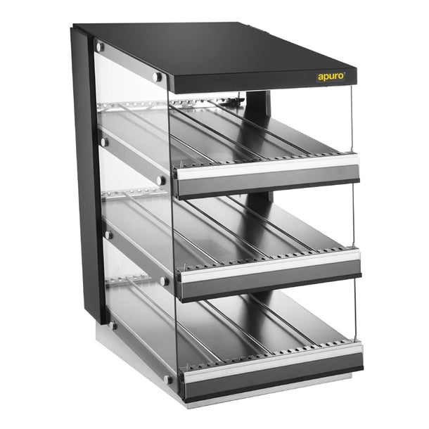 Apuro Sloped Chute Hot Food Unit - 3 Shelf - Hospitality Connect