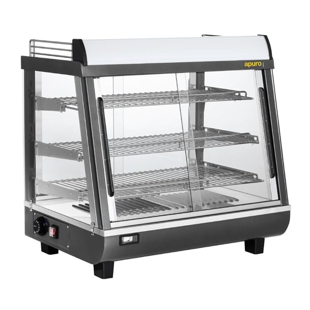 Apuro Front and Rear Door Heated Merchandiser - 96Ltr - Hospitality Connect