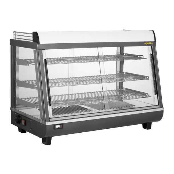 Apuro Front and Rear Door Heated Merchandiser - 136Ltr - Hospitality Connect