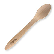 BIOPAK 19cm Coated Wood Spoon 1000 Units - Hospitality Connect