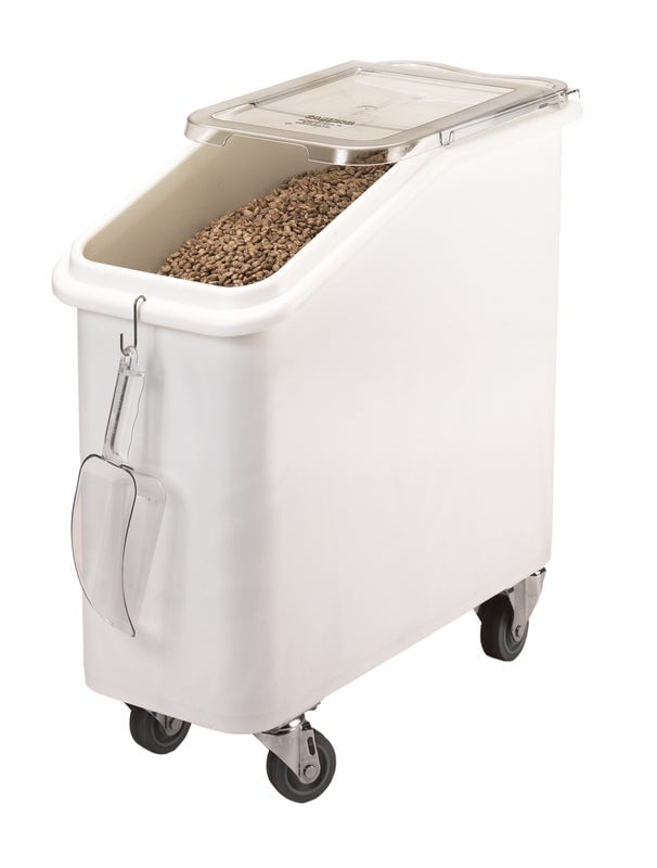 CAMBRO Slant Top Ingredient Bin 81L / 20 Gal - White