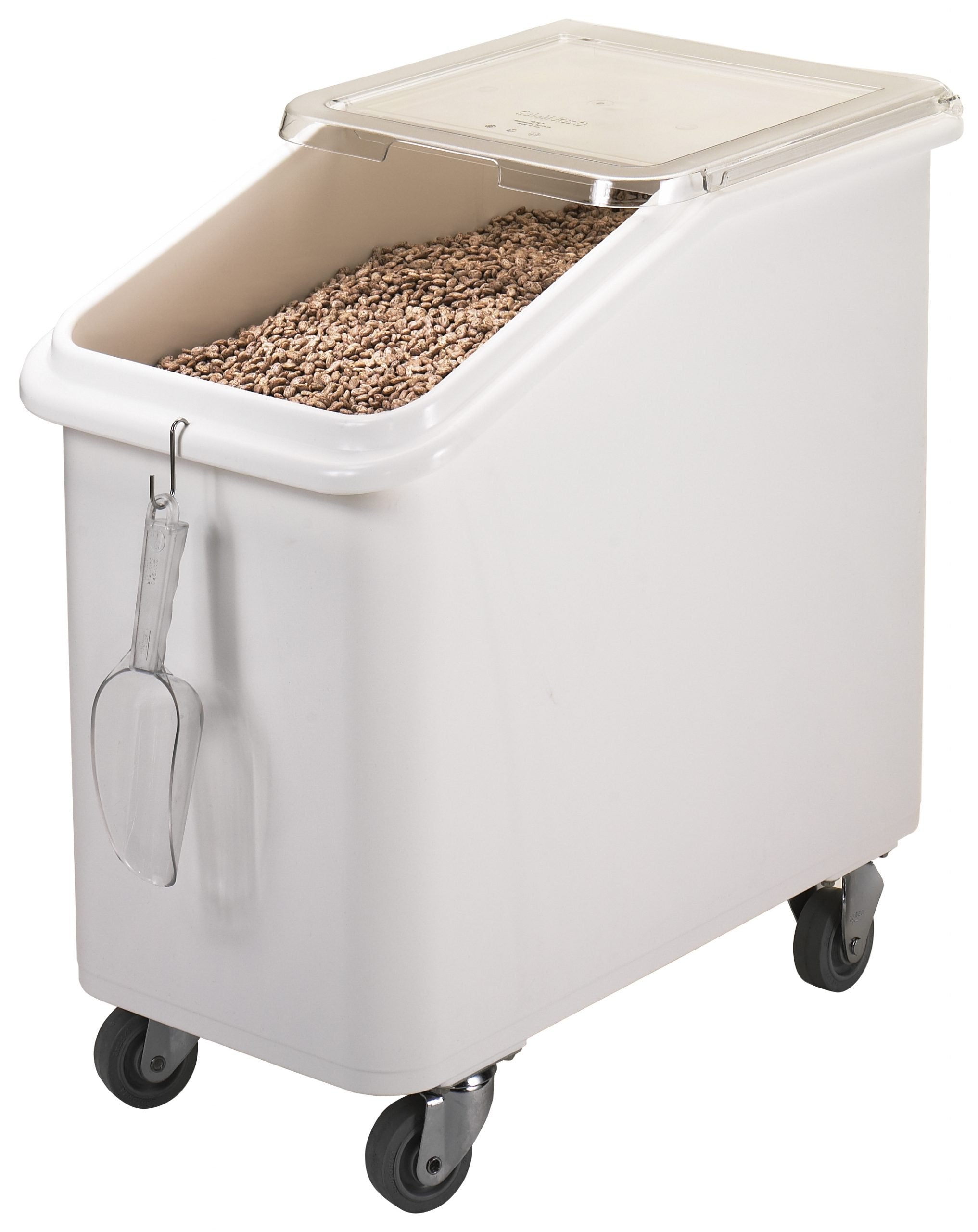 CAMBRO Slant Top Ingredient Bin 102L / 27 Gal - White