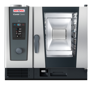 RATIONAL iCombi Classic - 6-1x1 GN Tray Gas - 52MJ - 1NAC 240V ICC61G - Hospitality Connect
