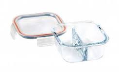 WILTSHIRE SQU GLASS CONTAINER 2DIV 500ml - Hospitality Connect