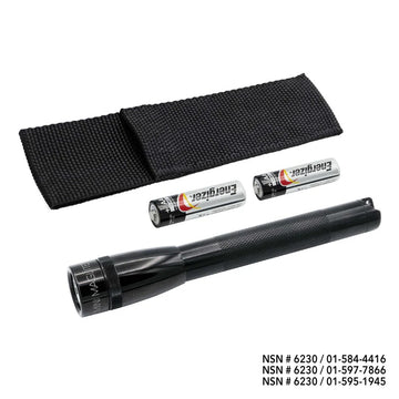 MAGLITE 2AA LED, Black with Holster - Hospitality Connect