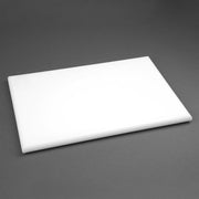 Hygiplas Extra Thick High Density Chopping Board White - 450x300x25mm