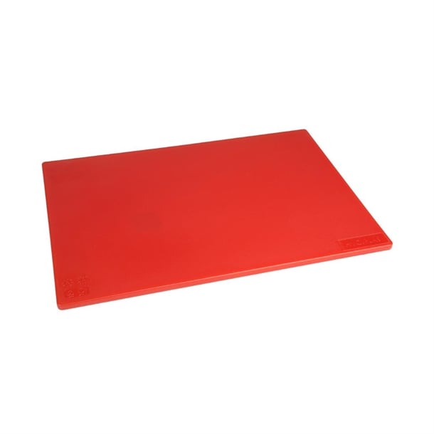 Hygiplas Low Density Chopping Board Red - 305x229x12mm