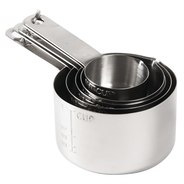 Vogue Measuring Cups St/St - (5 Piece)