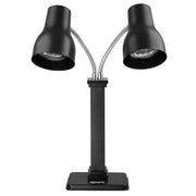 Apuro Carving Station Double Heating Lamp Matt Black - 500watt - Hospitality Connect