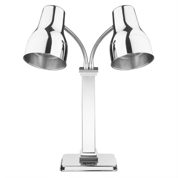 Apuro Carving Station Double Heating Lamp Stainless Steel - 500watt - Hospitality Connect