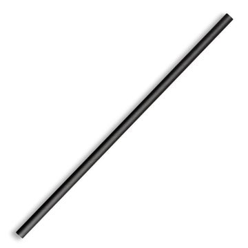 Biopak 6mm Regular Black BioStraw 2500 units - Hospitality Connect