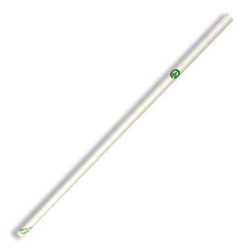 Biopak 6mm Regular White BioStraw 2500 units - Hospitality Connect