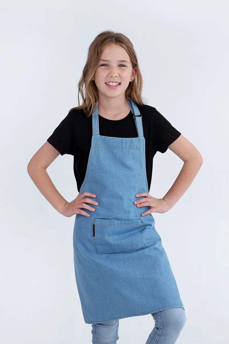 Aussie Chef Kids Apron Chambray