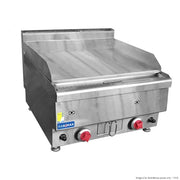 GASMAX Benchtop 2 Bunner Griddle 600mm JUS-TRG60E - Hospitality Connect