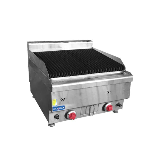 GASMAX Benchtop 2 Burner Chargrill JUS-TRH60. - Hospitality Connect