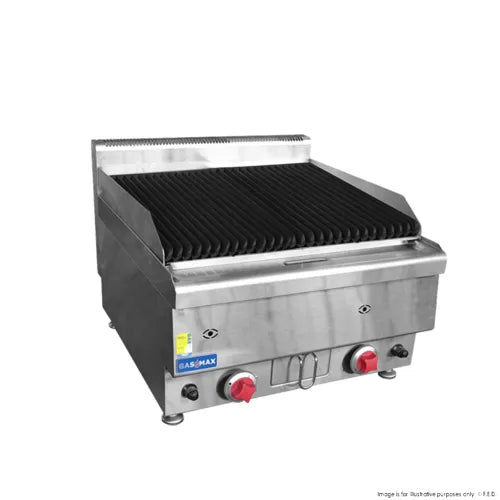 GASMAX Benchtop 2 Burner Chargrill JUS-TRH60E - Hospitality Connect