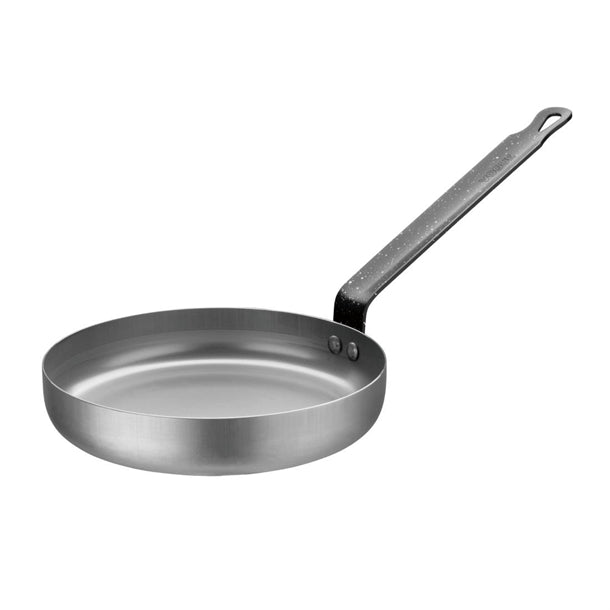 Vogue Carbon Steel Omelette Pan - 200mm 8" - Hospitality Connect