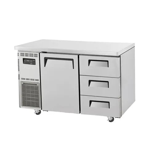 Turbo Air Undercounter 1 Door 3 Drawer Chiller KUR12-3D-3-N(HC) - Hospitality Connect