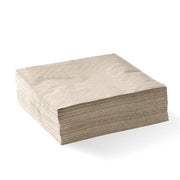 BIOPAK 2-Ply 1/4 Fold Natural Corner Embossed Dinner BioNapkin 1000 Units - Hospitality Connect