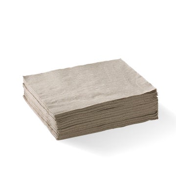 BIOPAK 2-Ply 1/4 Fold Natural Lunch BioNapkin 2000 Units - Hospitality Connect