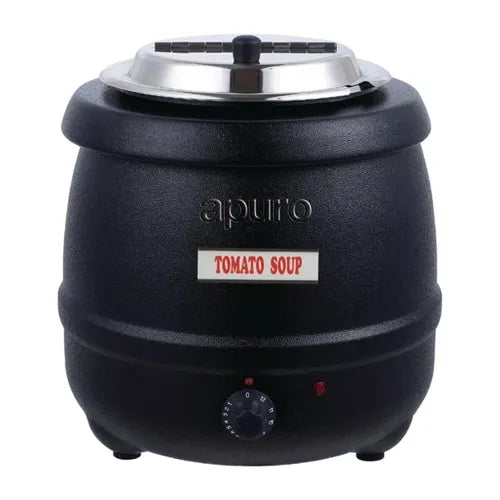 Apuro Black Soup Kettle 10Ltr  L715-A - Hospitality Connect