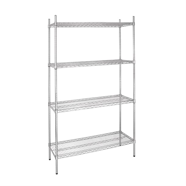 EDLP Vogue Flat Pack 4 Shelf Unit - 1220x460x1830mm 48x18x72"