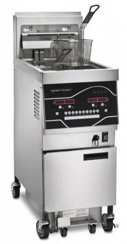 Henny Penny Single Well Open Fryer with Fully Programmable Control System and Press Button Integrated Filtering Technology EEE 141-F. - Hospitality Connect