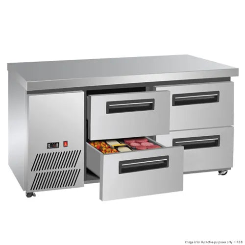 Thermaster Four large drawer Lowboy Fridge LBC150. - Hospitality Connect